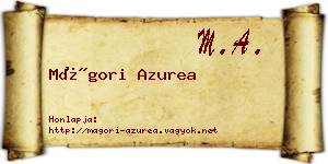 Mágori Azurea névjegykártya